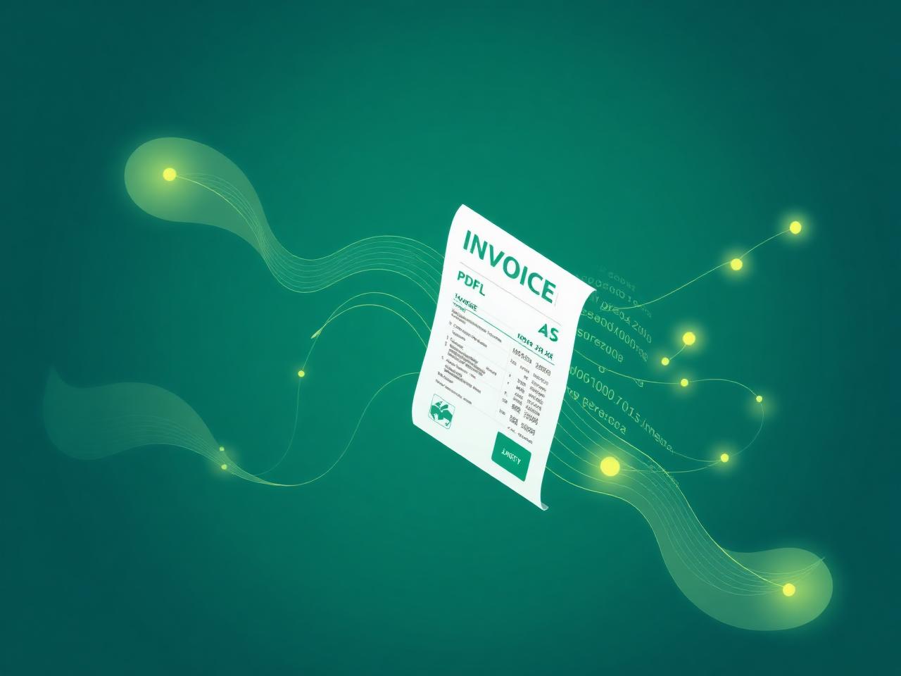 PDF invoice transformed into Peppol UBL XML